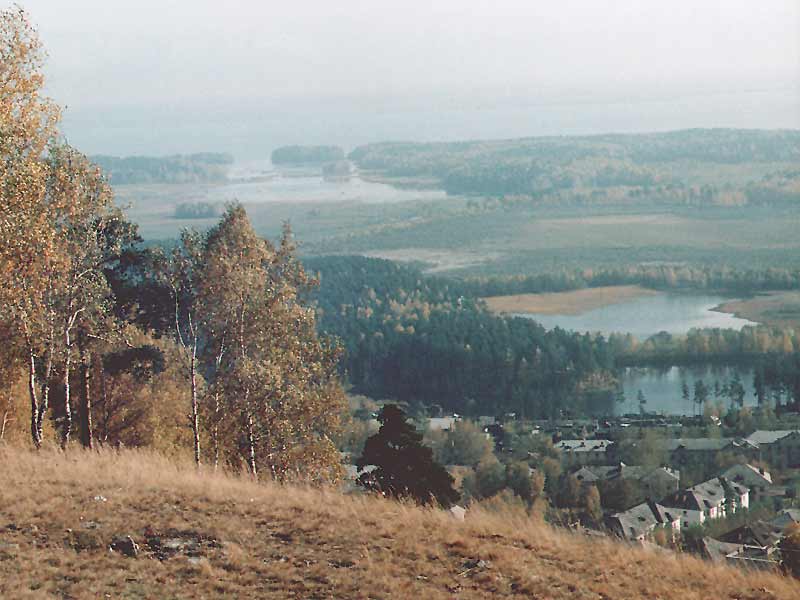 Вид поселка Вишневогорск