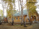 Территория базы отдыха, кафе, бани, беседки